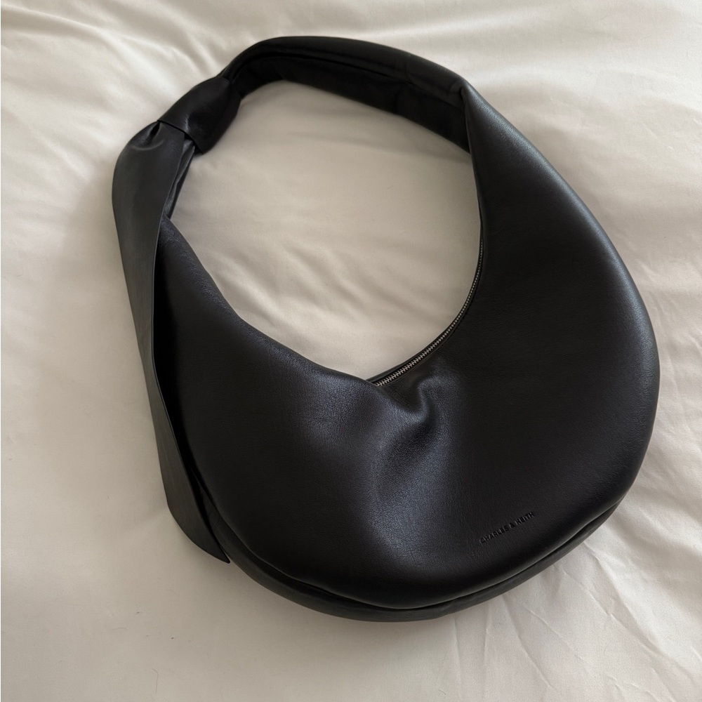 Charles & Keith Black Hobo Bag